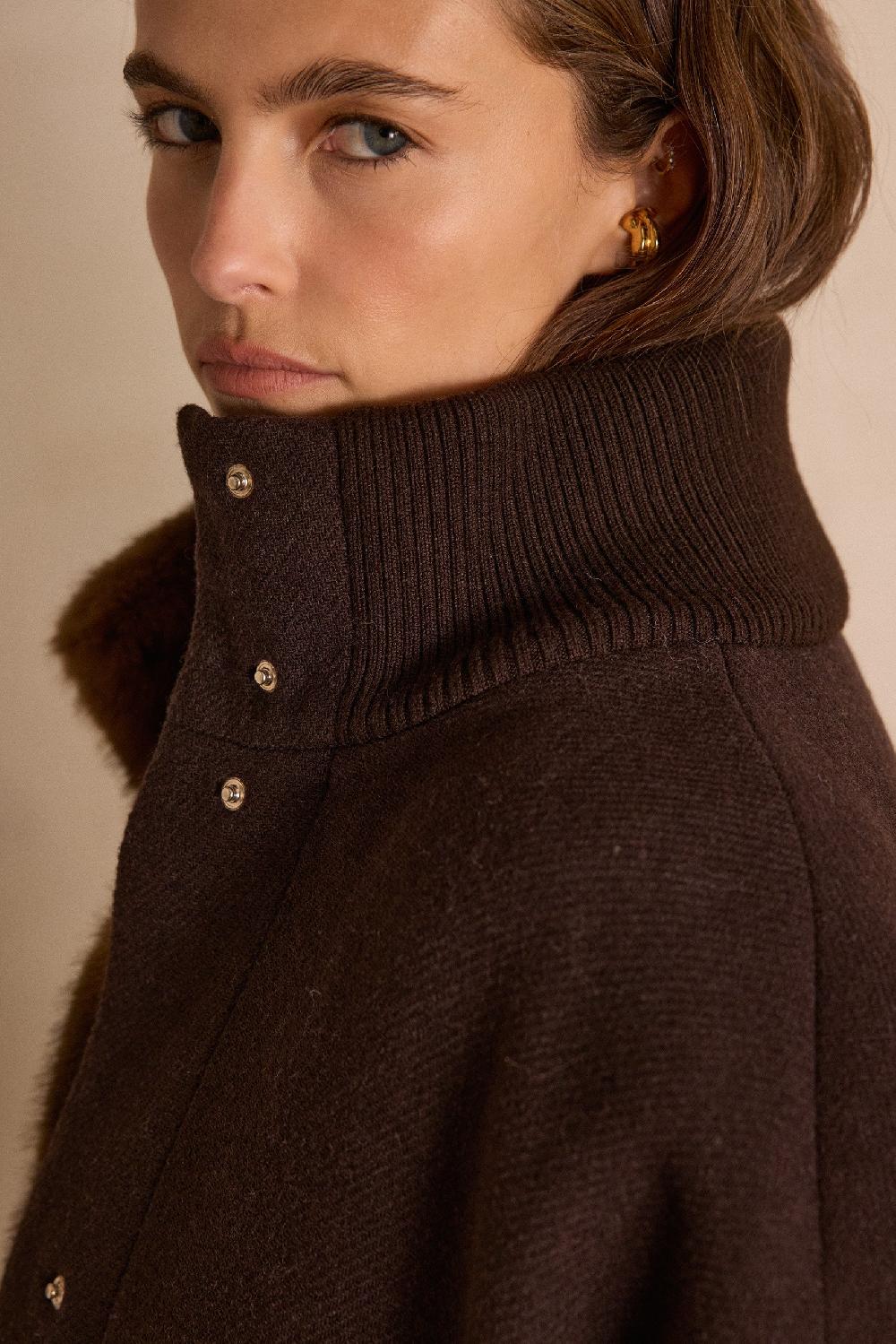 Maison 123 MAGDA Mid-length Wool Coat