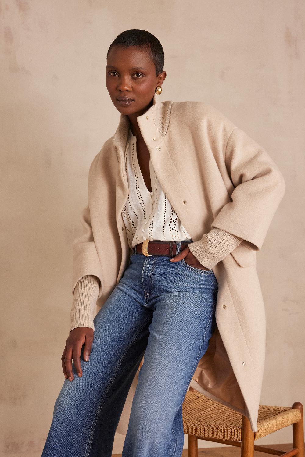 maison 123 MAGDA wool coat