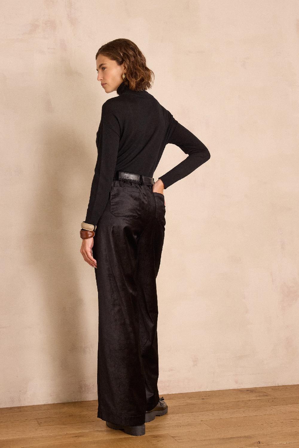 Maison 123 MARTA Cotton Velvet Trousers