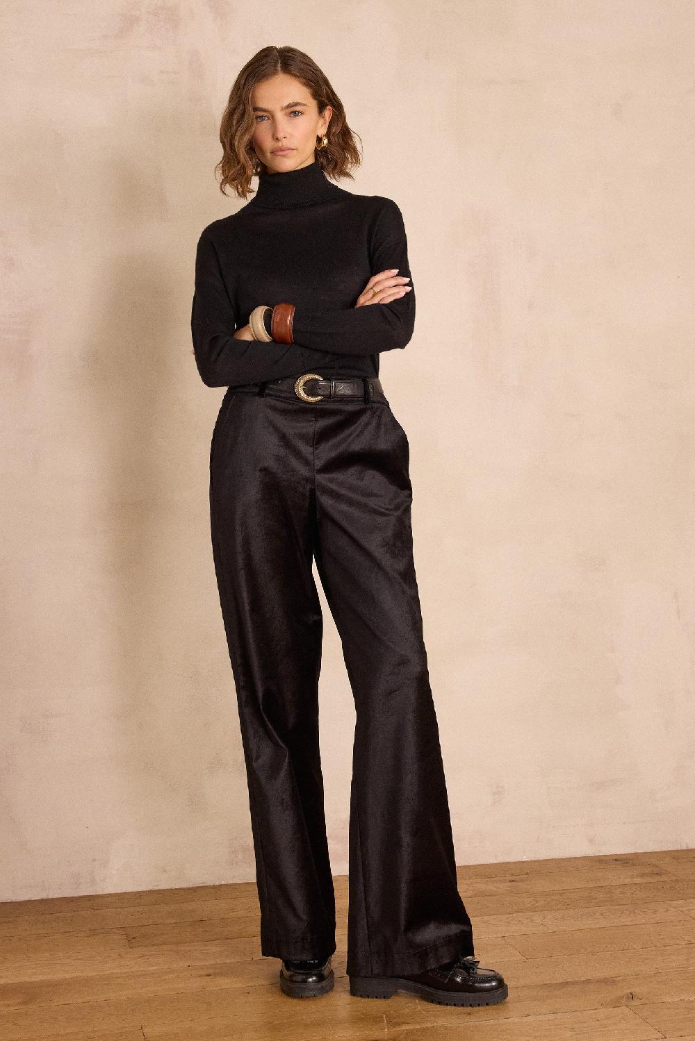maison 123 MARTA cotton velvet trousers