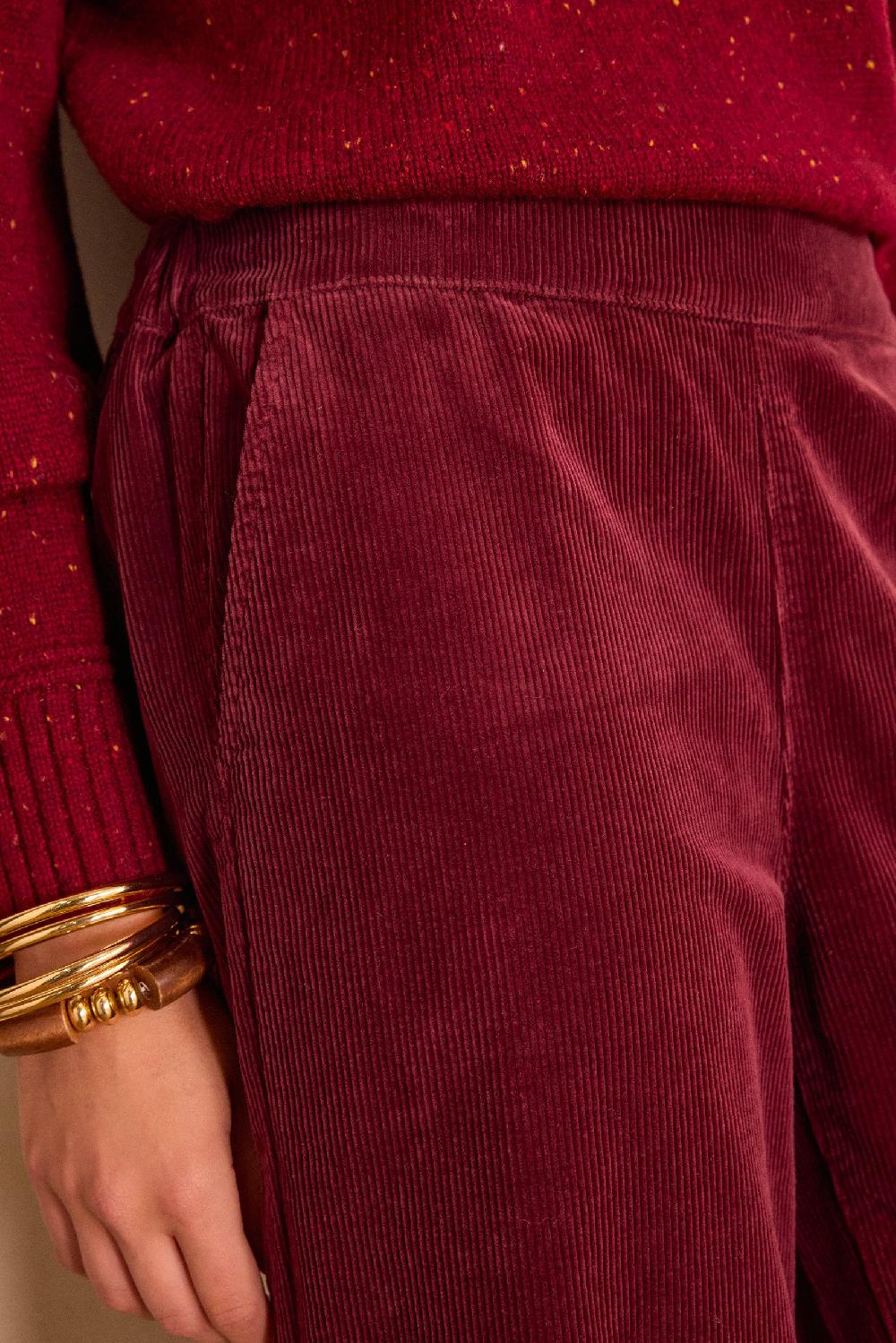 Maison 123 MARTIN Wide-leg Corduroy Trousers