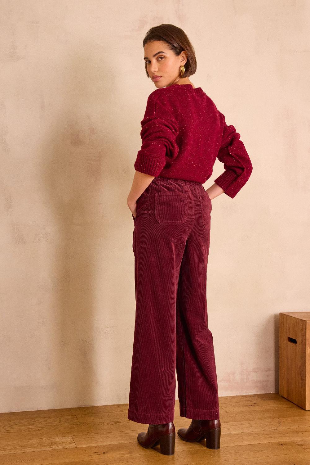 Maison 123 MARTIN Wide-leg Corduroy Trousers
