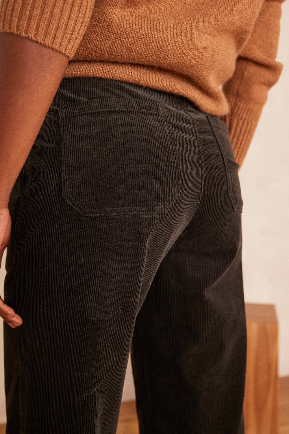 Maison 123 MARTIN Wide-leg Cotton Velvet Trousers