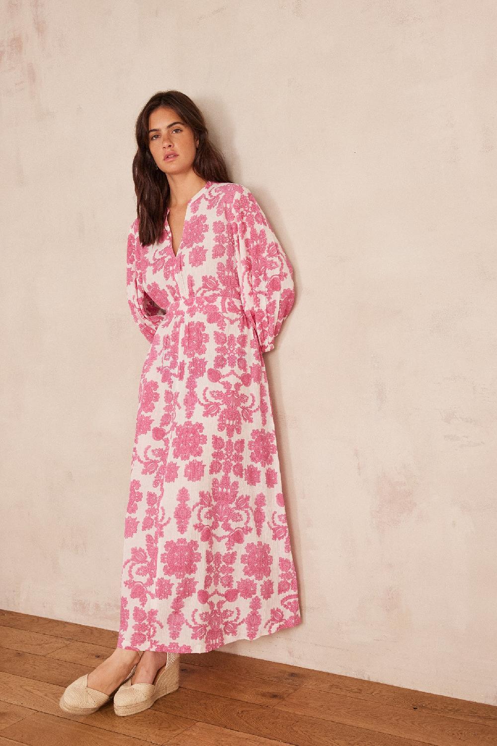 maison 123 MIRANA long cotton dress