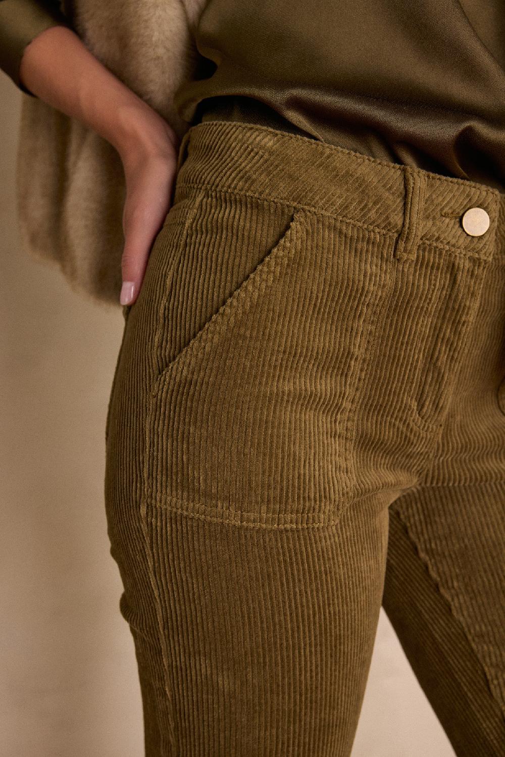 maison 123 NALLA corduroy chino trousers