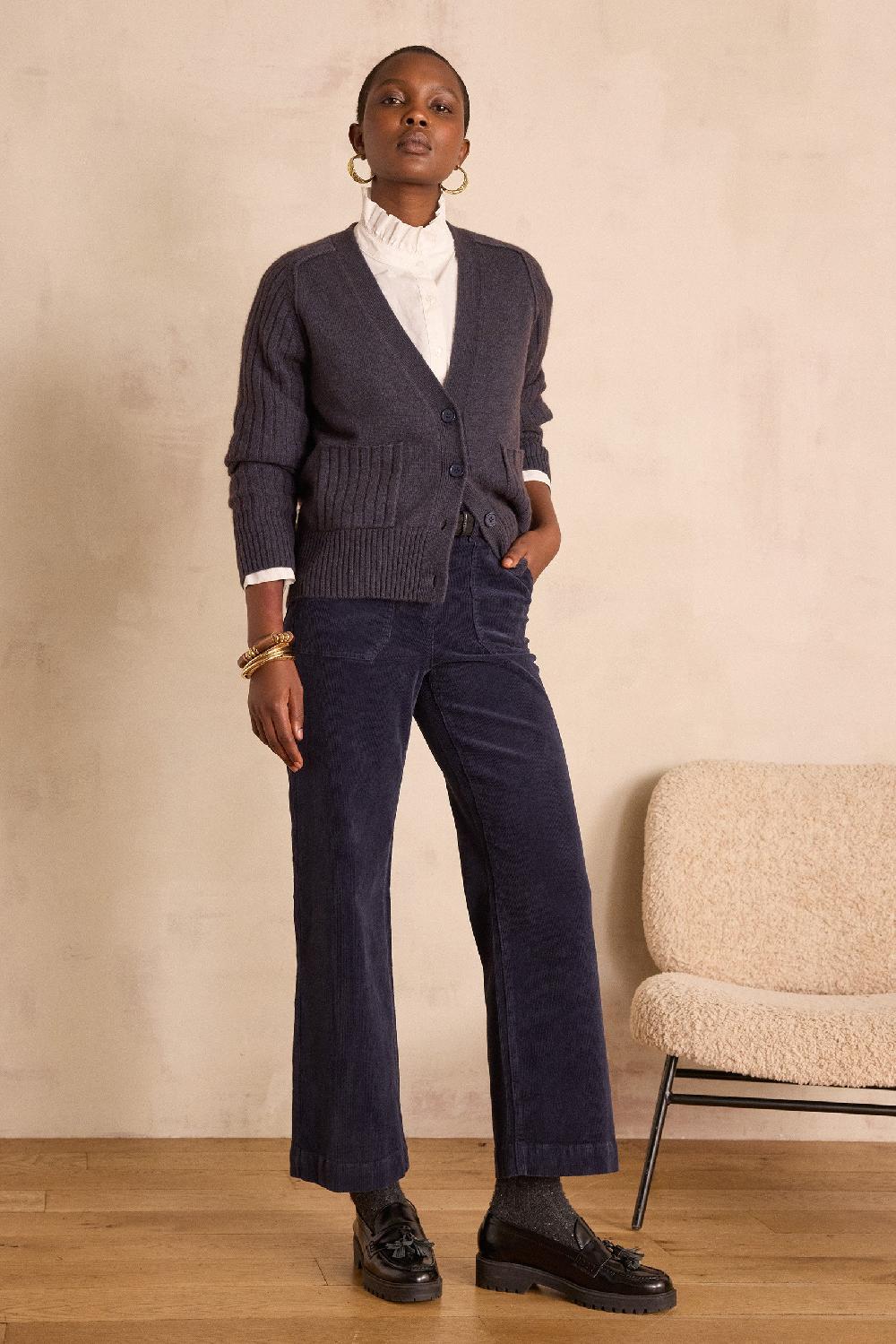 maison 123 NALLA corduroy chino trousers