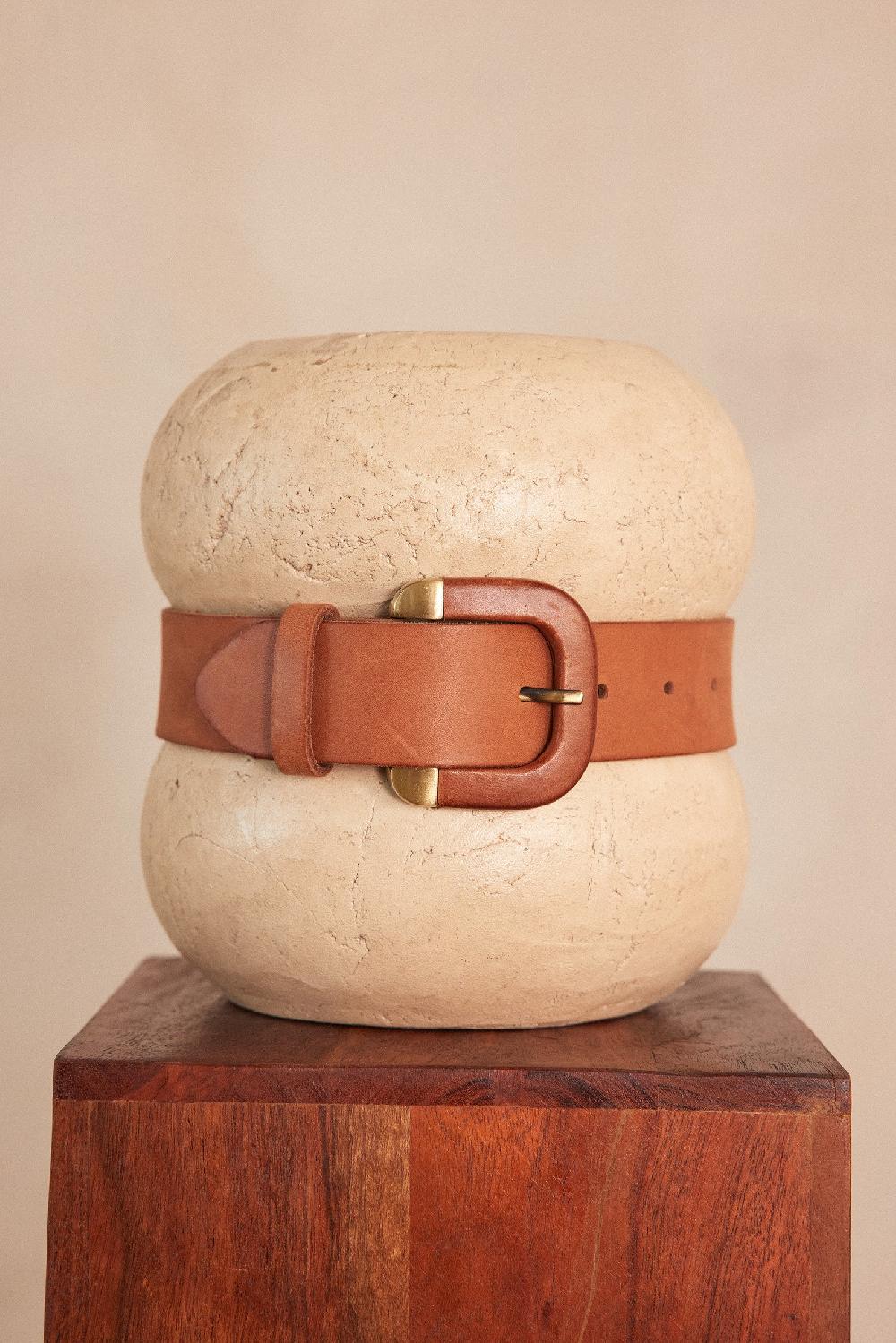 maison 123 NICOLAS leather belt