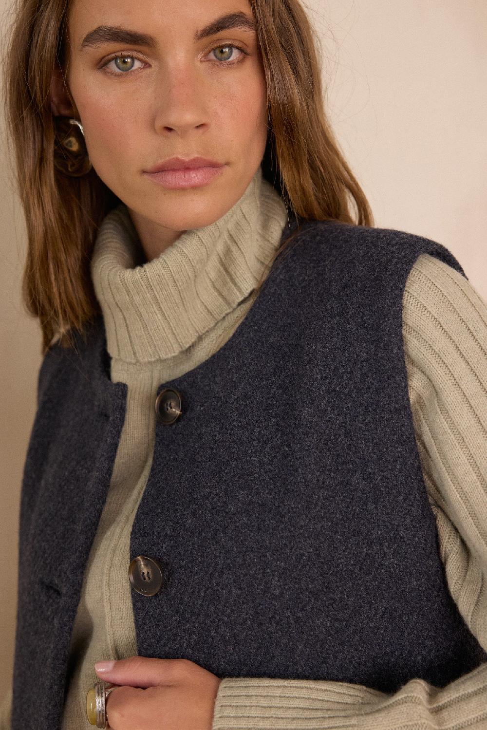 Maison 123 PAIGE Wool Cardigan