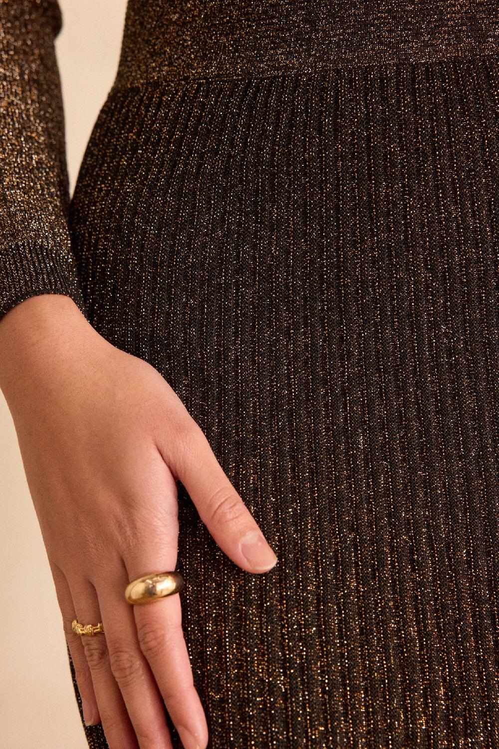 Maison 123 Pleated Knit Skirt CARILLON