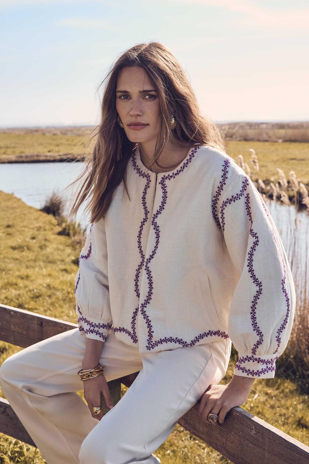 maison 123 POLLY short cotton jacket