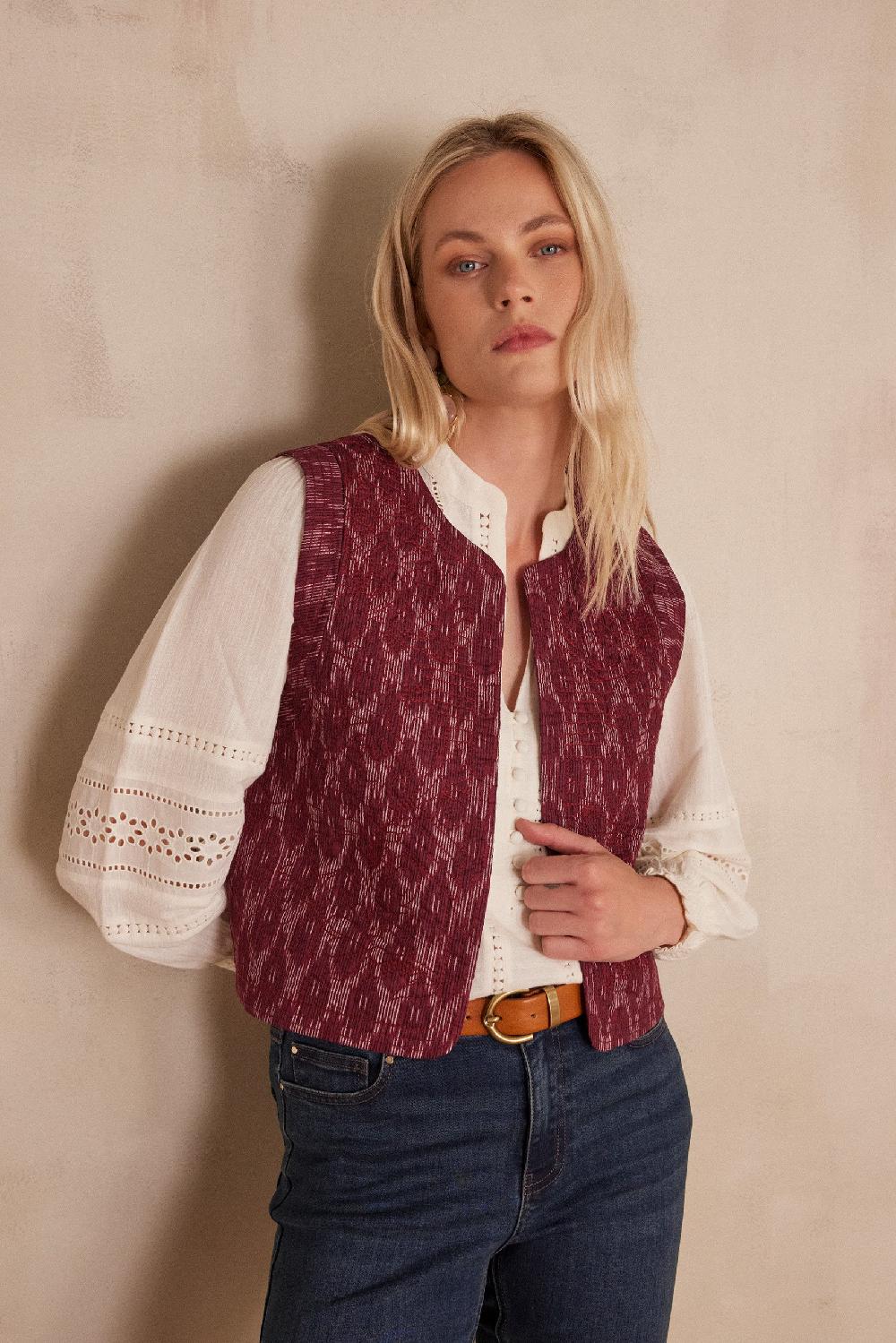 Maison 123 PRUNE Cotton Cardigan