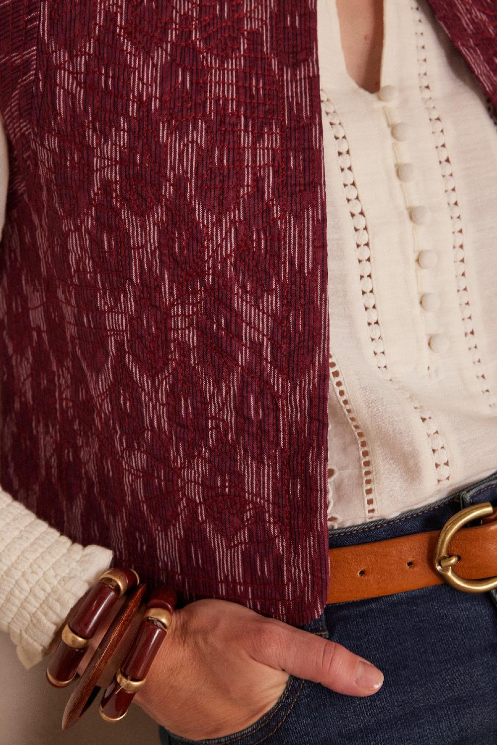 Maison 123 PRUNE Cotton Cardigan