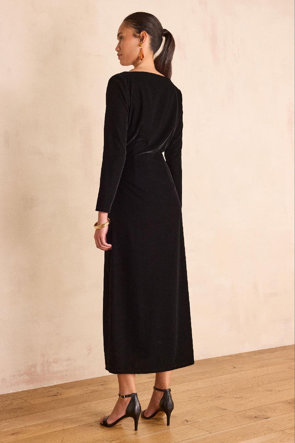 Maison 123 RAFAELA Long Velvet Dress