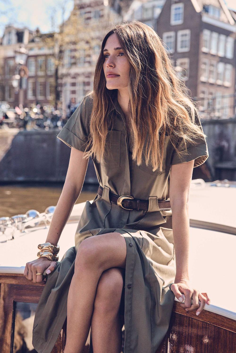 maison 123 RAMA mid-length cotton dress