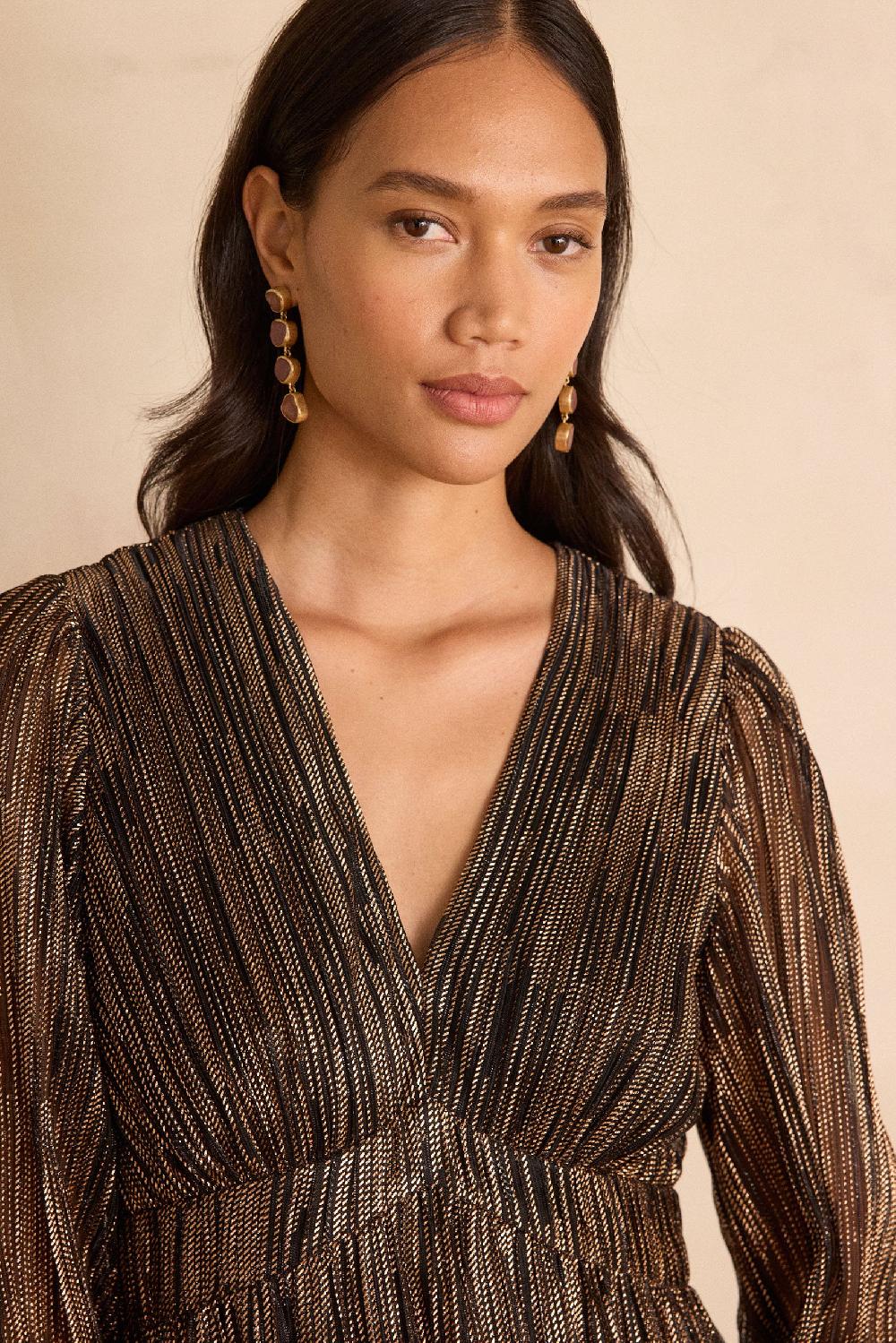 Maison 123 REVEUSE Long Iridescent Dress