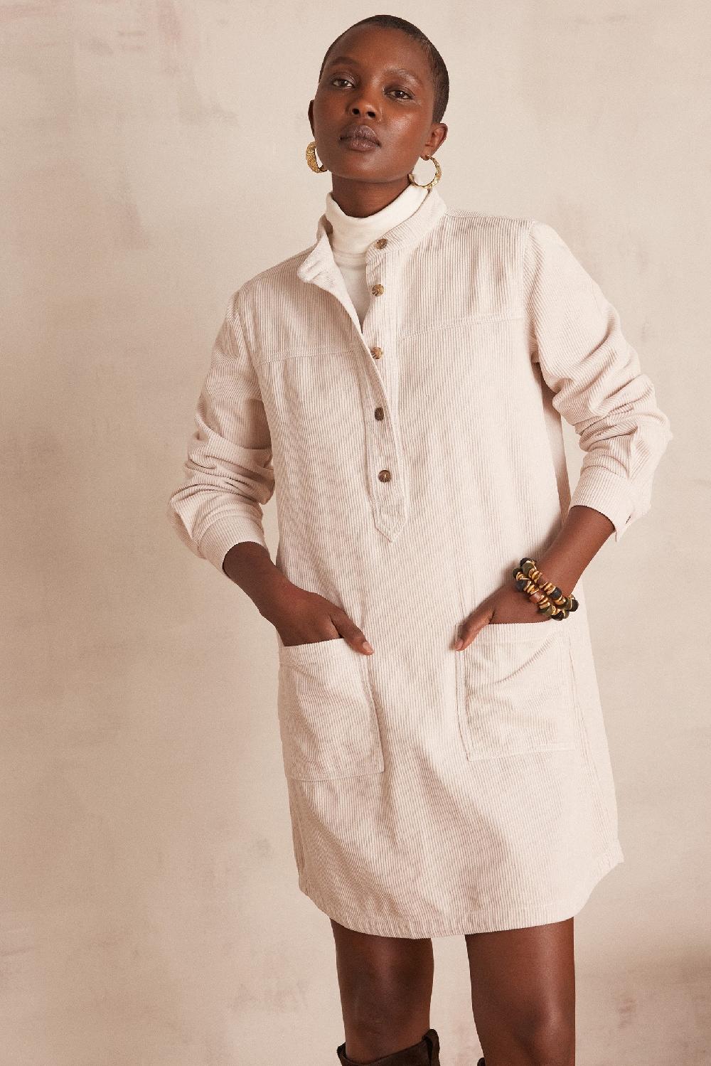 maison 123 RITA velvet shirt dress