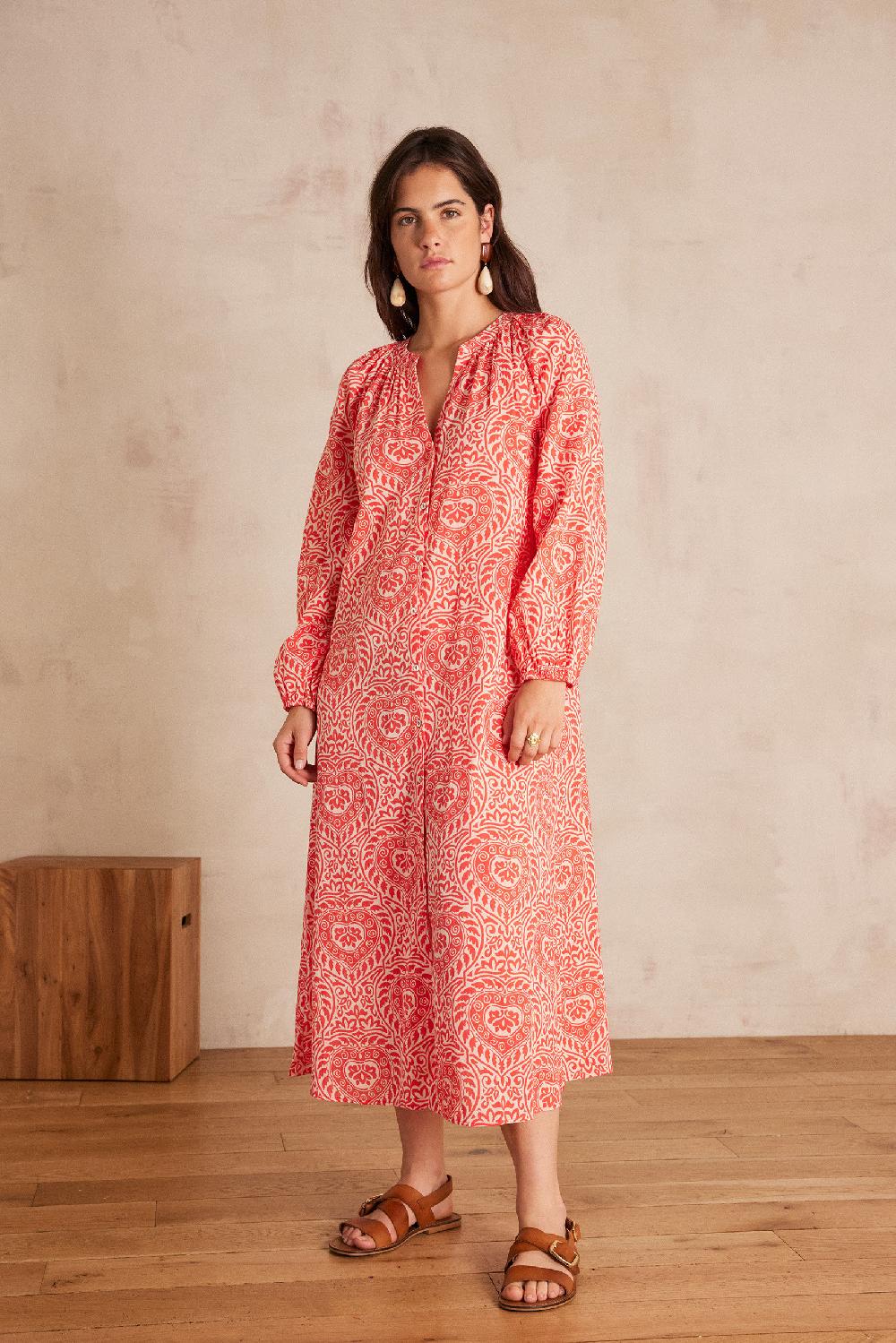 Maison 123 ROMANA Long Cotton Dress