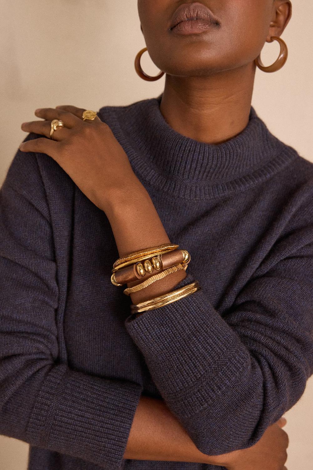 Maison 123 ROXANA Straight Wool Dress