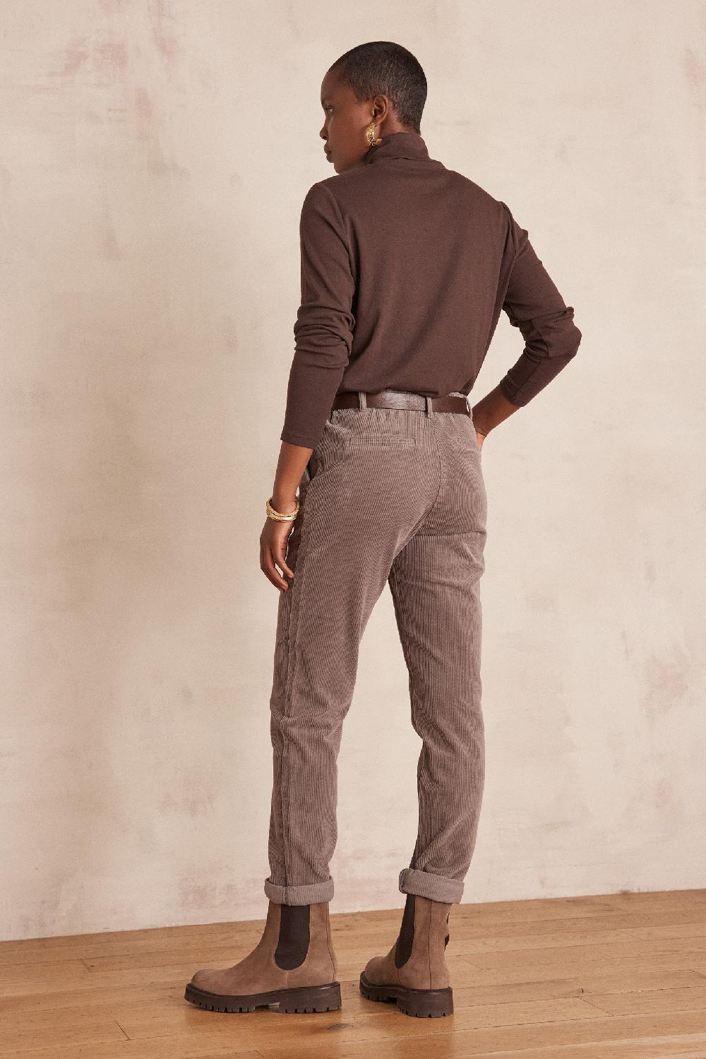 Maison 123 SABIL Cotton Velvet Trousers