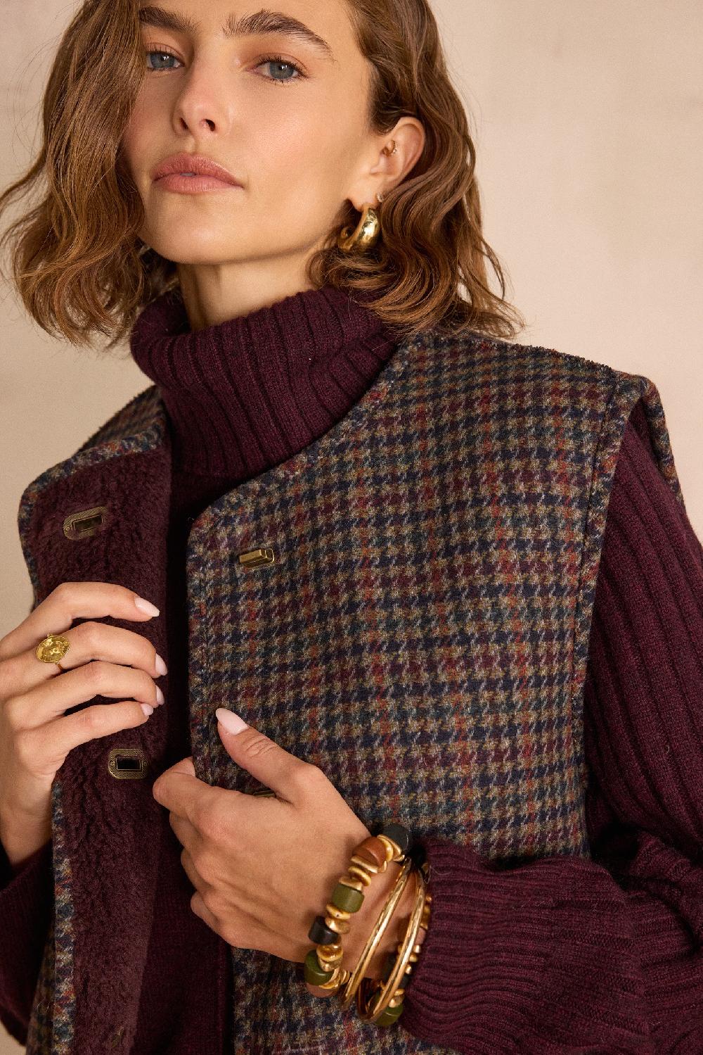 Maison 123 SABRINA Bouclé Wool Cardigan