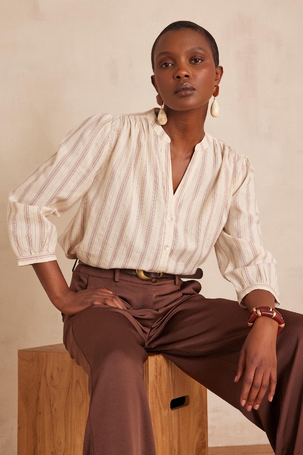 maison 123 SABRINA cotton blouse