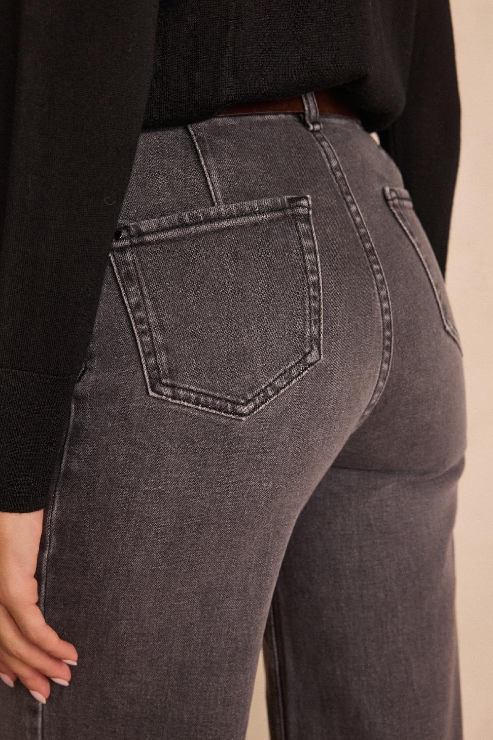 Maison 123 SANDY Wide-leg Jeans In Denim