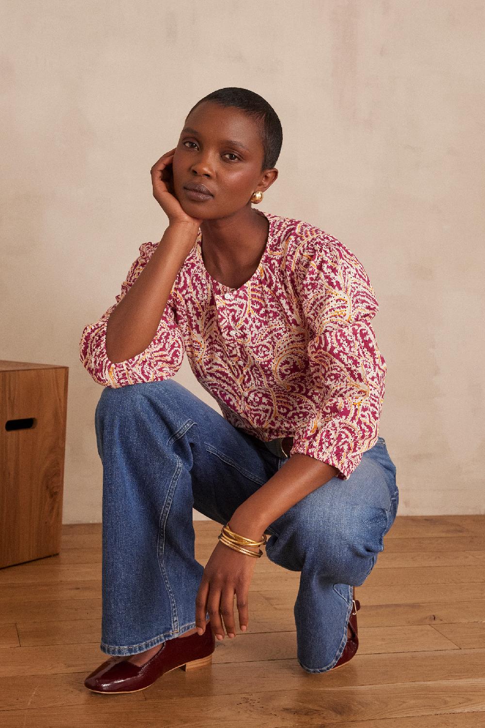 maison 123 SARAH cotton blouse