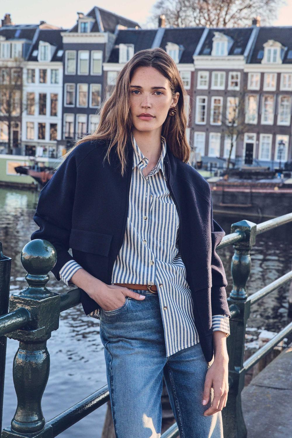 maison 123 SAVANA striped cotton shirt