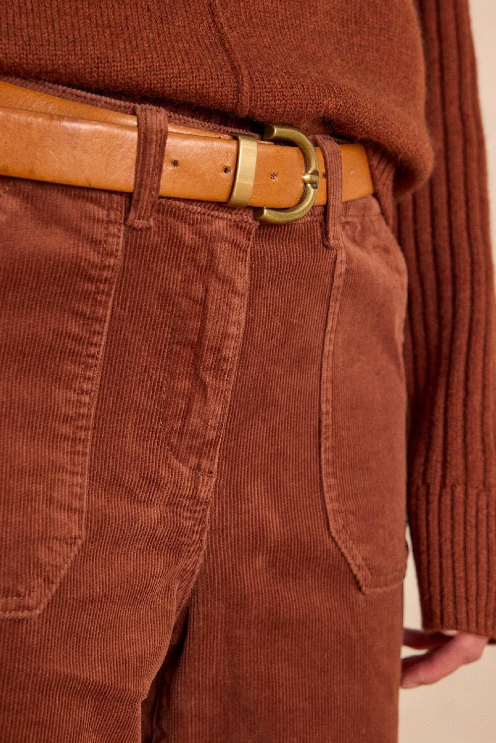 Maison 123 SELYNA Cotton Velvet Trousers