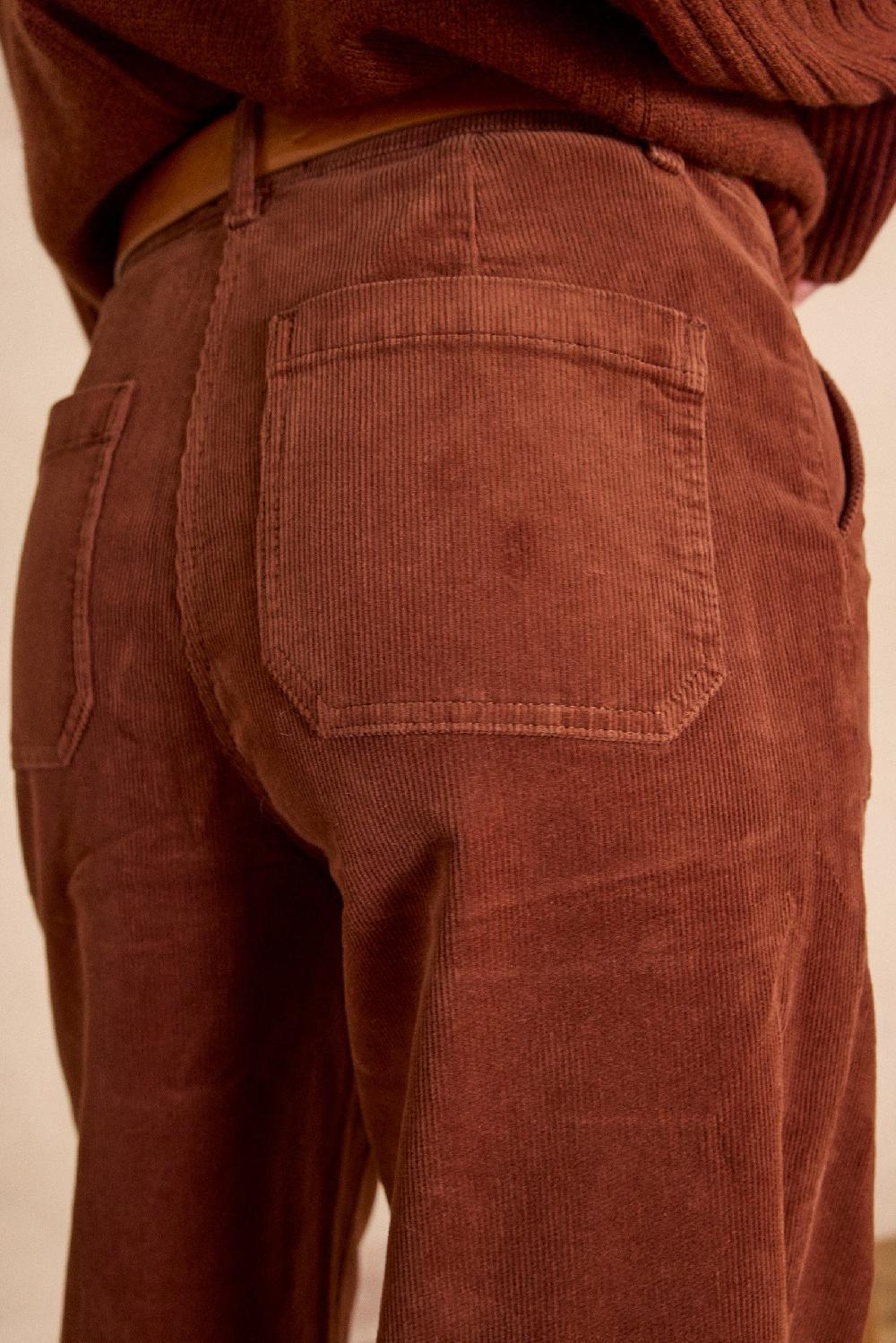 Maison 123 SELYNA Cotton Velvet Trousers