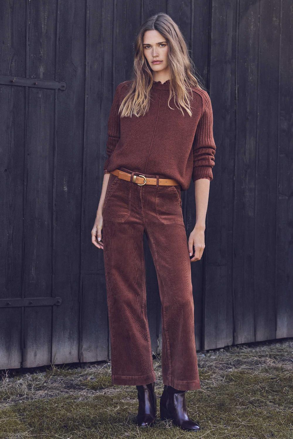 maison 123 SELYNA cotton velvet trousers