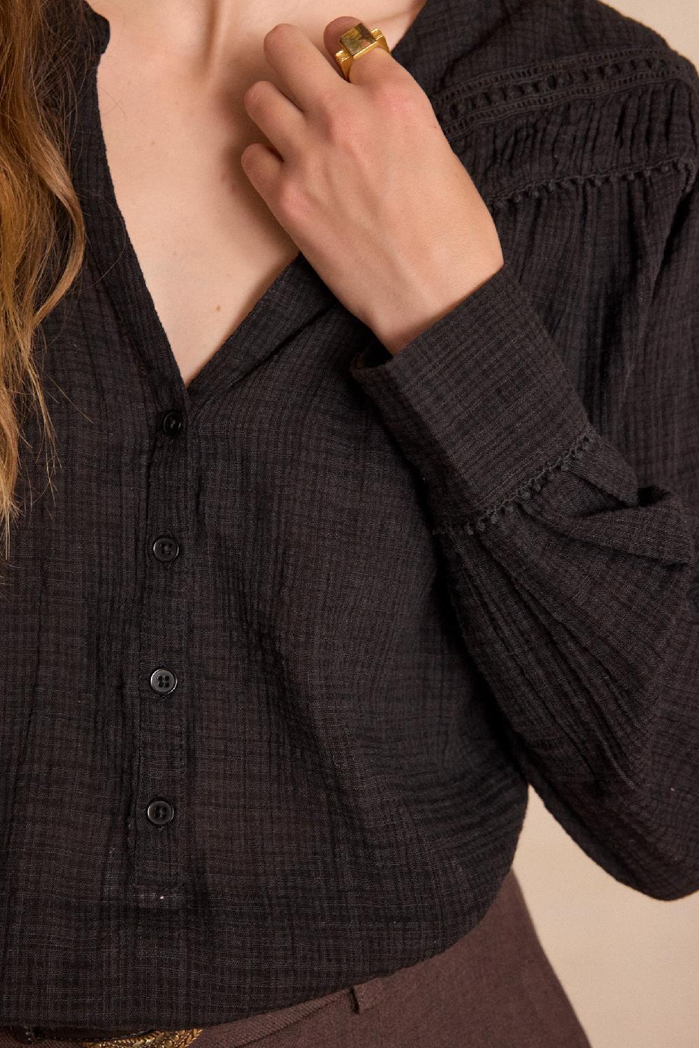 Maison 123 SHANA Embroidered Cotton Blouse