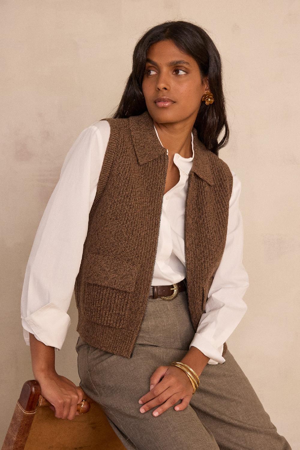 Maison 123 SIMON Sleeveless Cardigan
