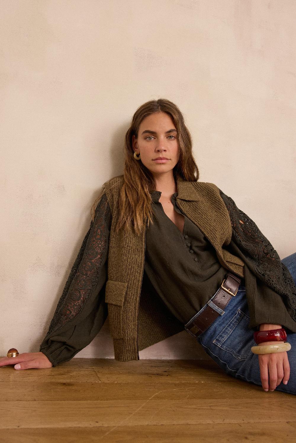 maison 123 SIMON Sleeveless Cardigan