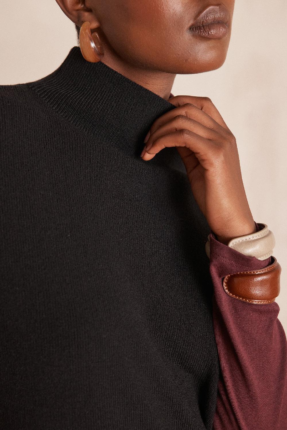 Maison 123 Sleeveless ROMANCE Dress In Ribbed Knit