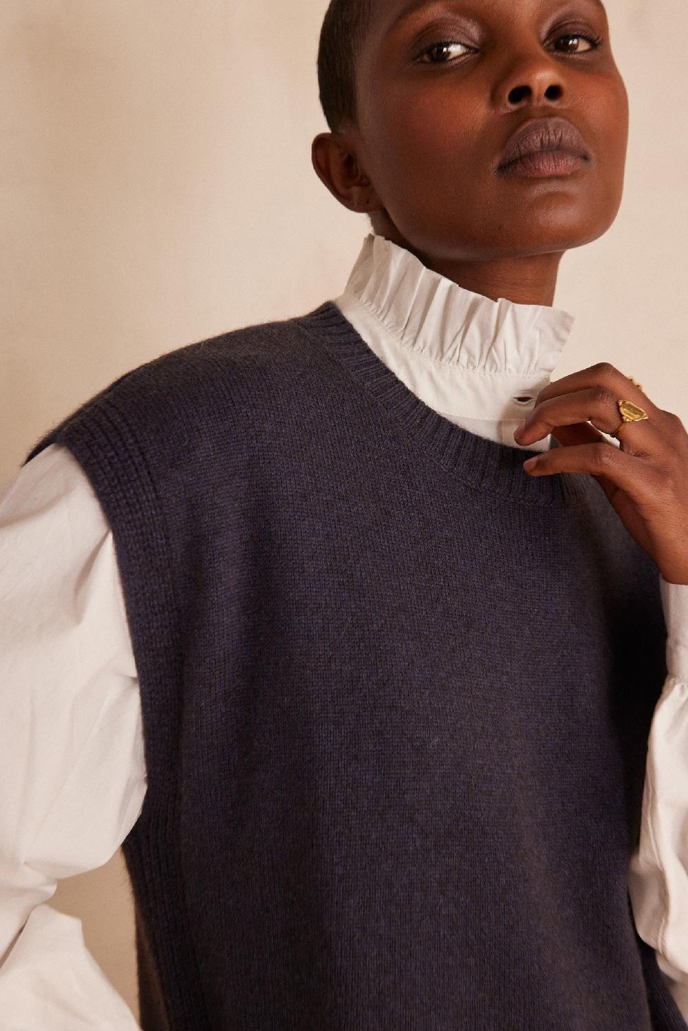 Maison 123 Sleeveless Wool Jumper Dress RAPHAELLE