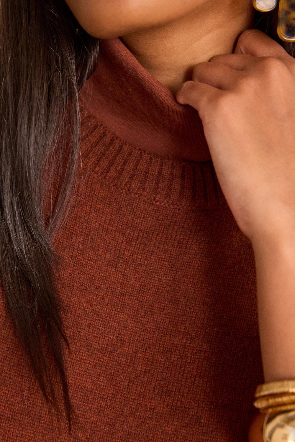 Maison 123 Sleeveless Wool Jumper Dress RAPHAELLE