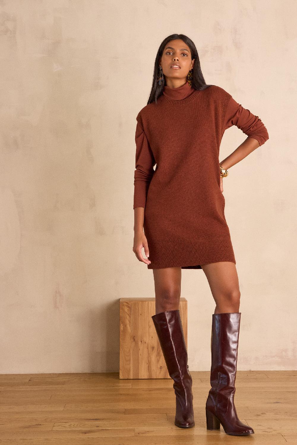 maison 123 Sleeveless wool Jumper dress RAPHAELLE