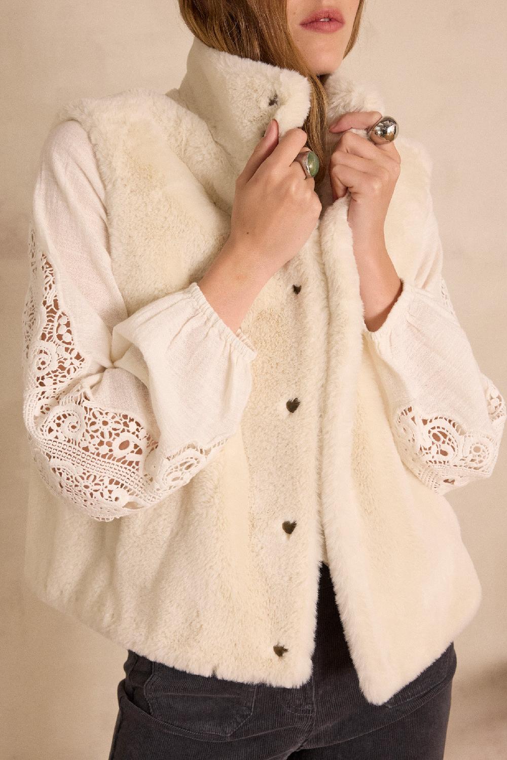 Maison 123 SUZANNE Sleeveless Waistcoat