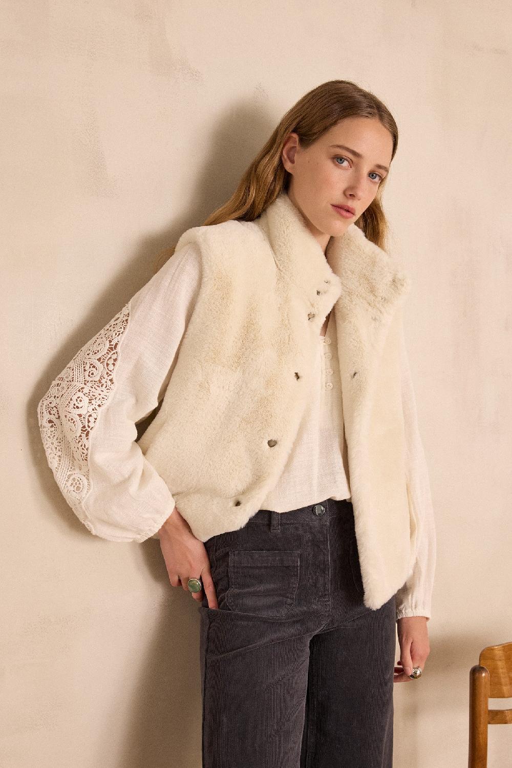 Maison 123 SUZANNE Sleeveless Waistcoat