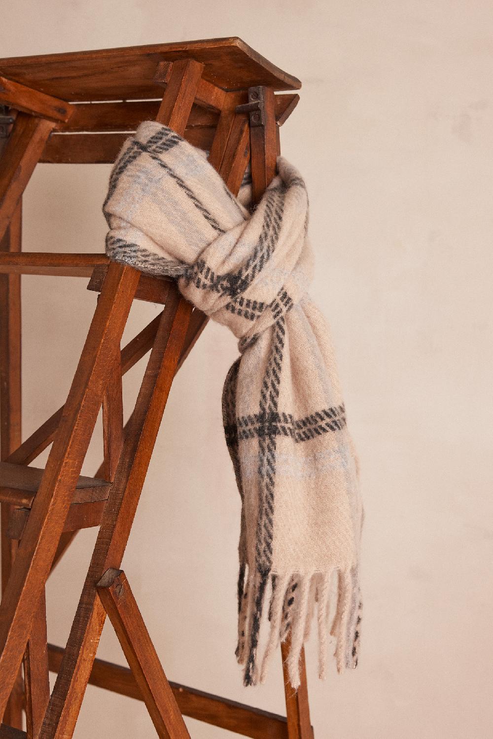 maison 123 TANIA checked scarf