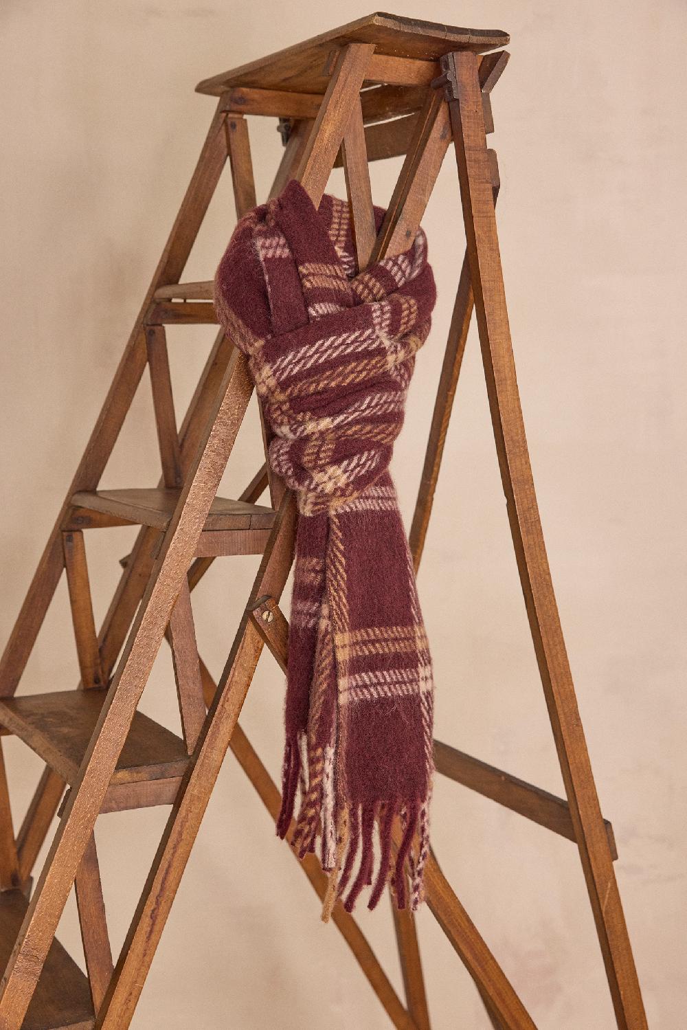 maison 123 TANIA checked scarf