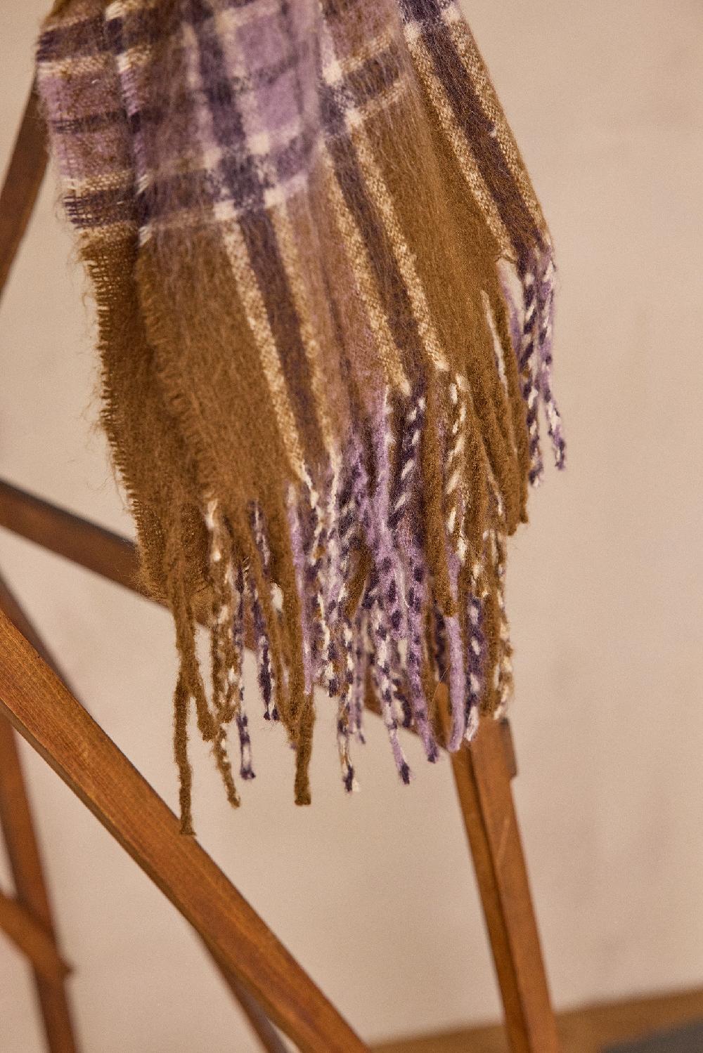 Maison 123 TARA Checked Scarf