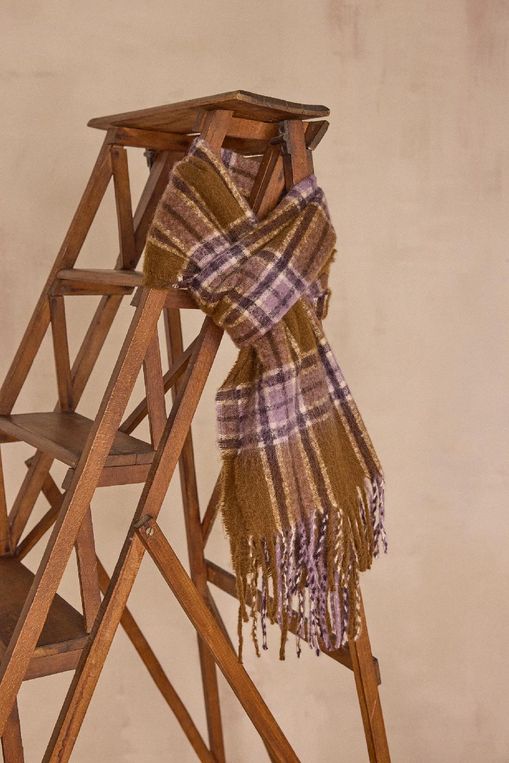 maison 123 TARA checked scarf