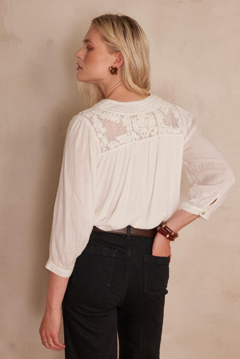 Maison 123 TAYLOR Embroidered Blouse