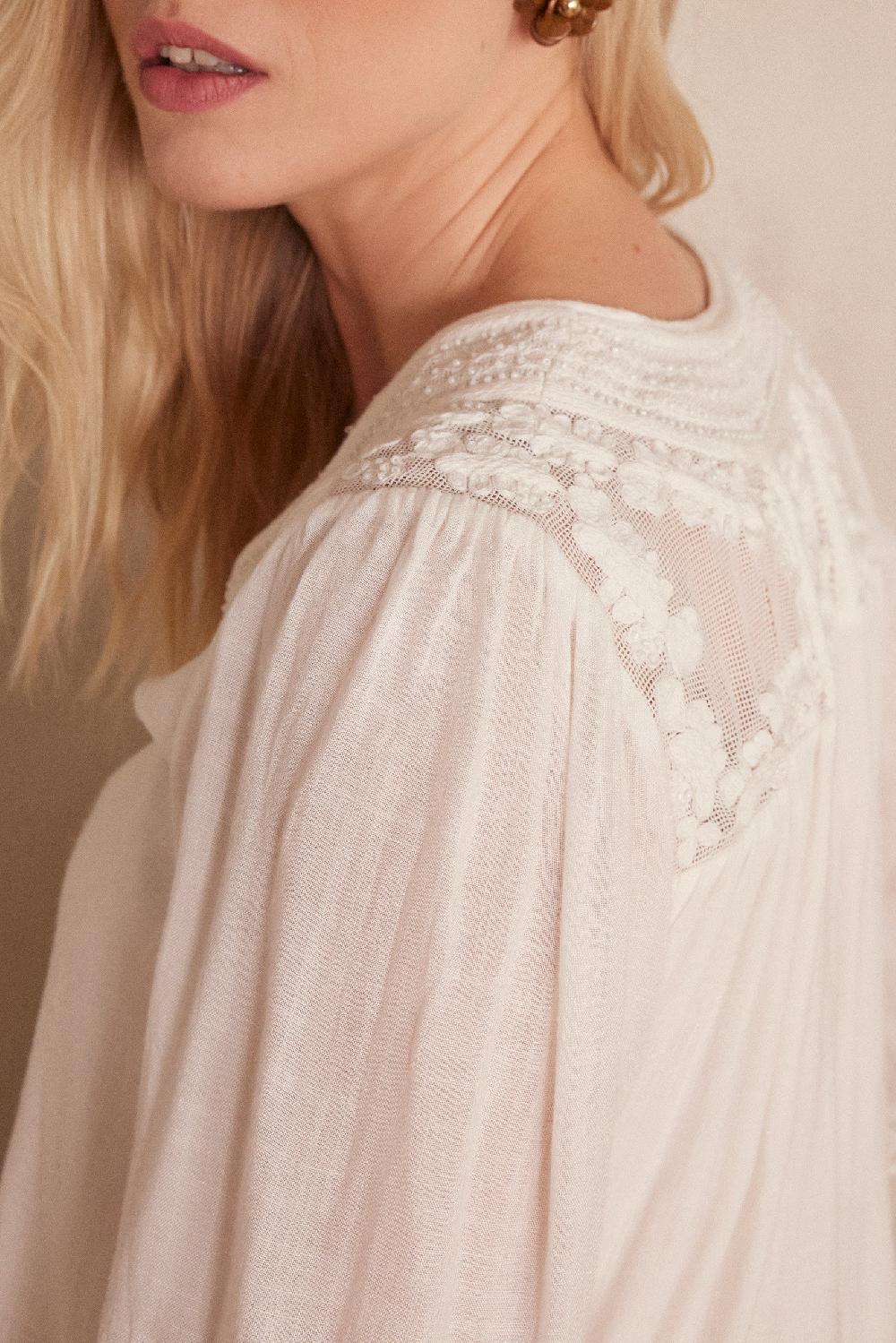 Maison 123 TAYLOR Embroidered Blouse