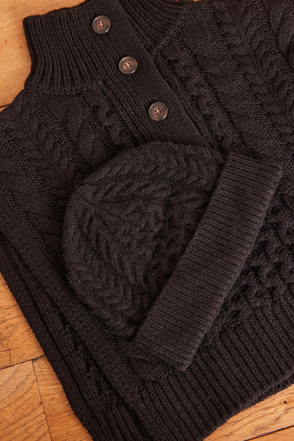 Maison 123 TEDDY Cable Knit Collar