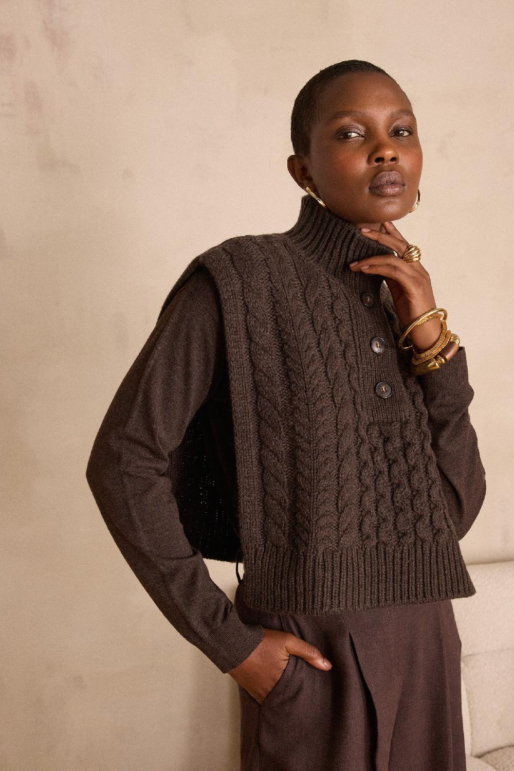 maison 123 TEDDY wool collar