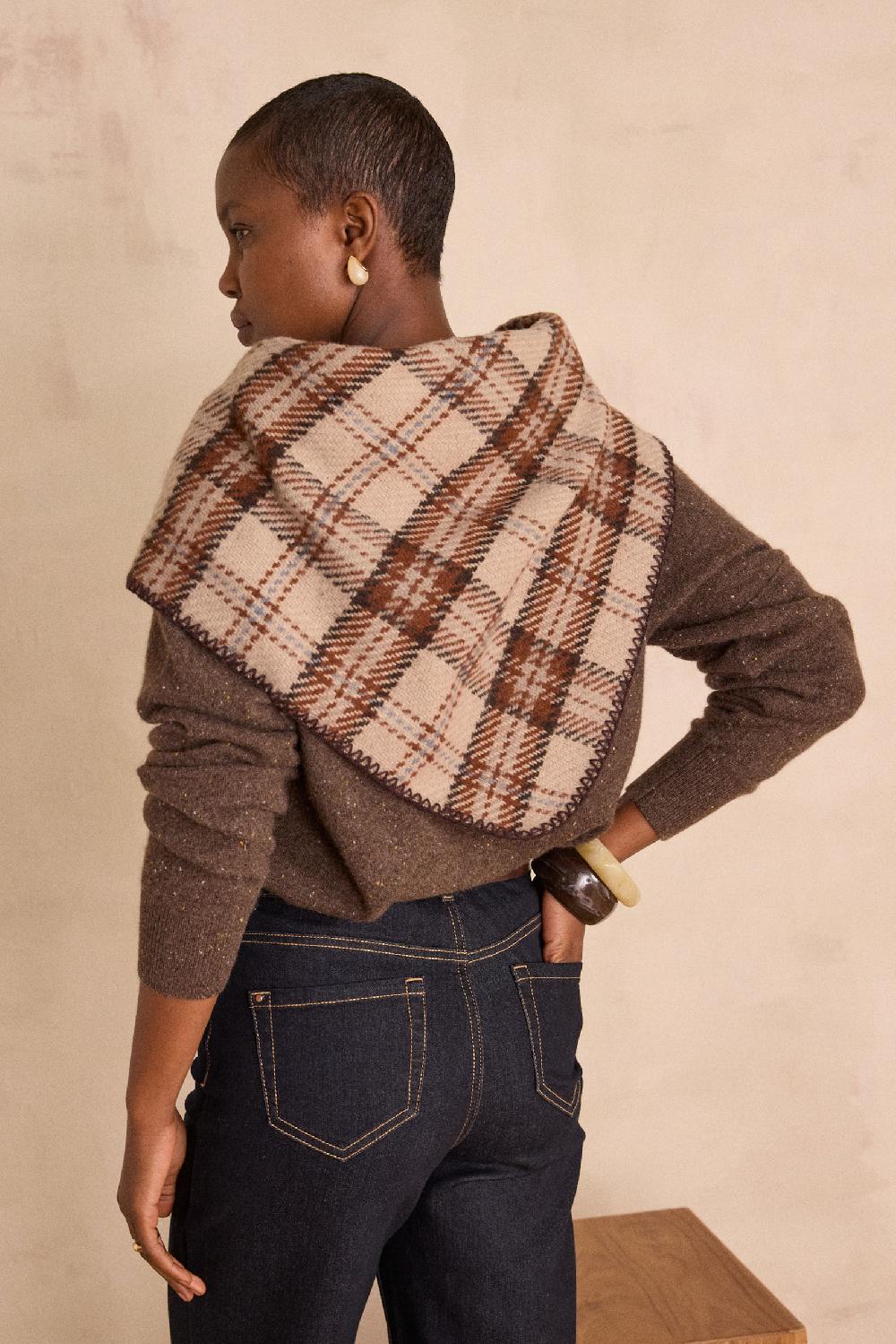 Maison 123 THIBAULT Checked Scarf