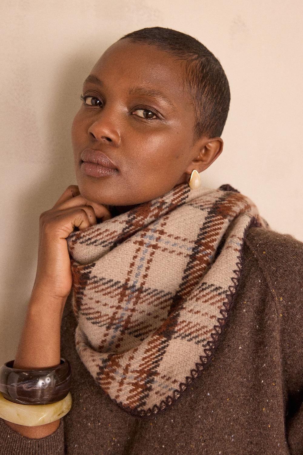 maison 123 THIBAULT checked scarf